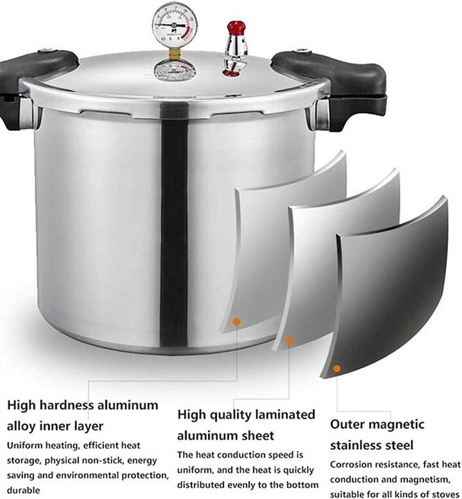 Produktbild Ghkwxue Dampfkochtopf Silber 25L