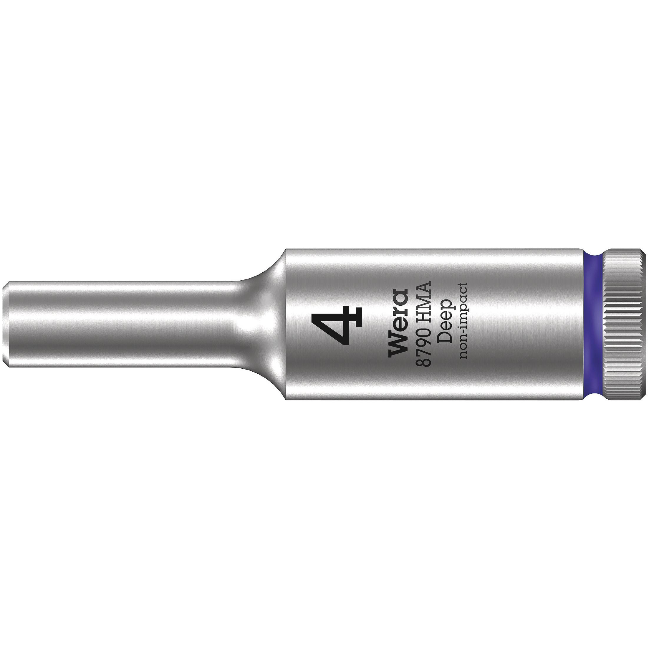Wera, Steckschlüssel + Stecknuss, 8790 HMA Deep 4,0 (4 mm)