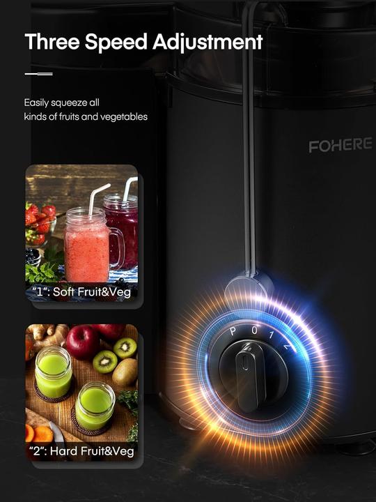 Actual product image Fohere Entsafter