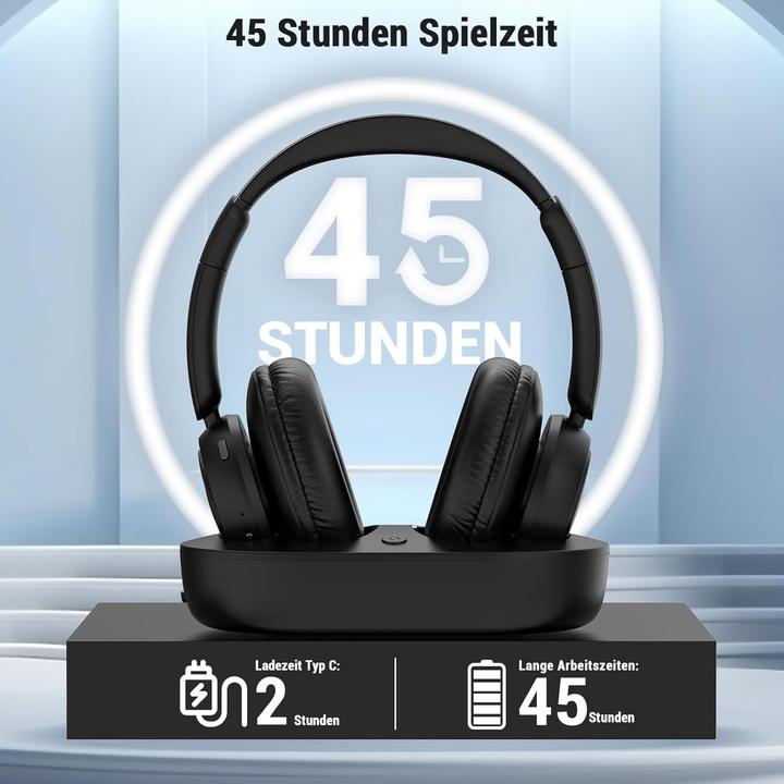 Produktbild Letsactiv Kabellose TV-Kopfhörer mit Sender-Ladestation (Kabellos)