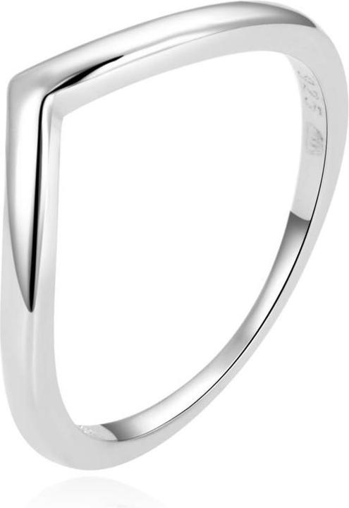 Actual product image Beneto Minimalist silver ring AGG445L - Circuit: 60 mm (60)