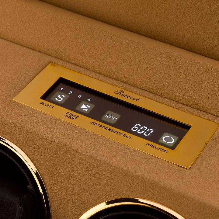 Produktbild Rapport London Perpetua III Quad Watch Winder Touch Screen Walnut (4x)