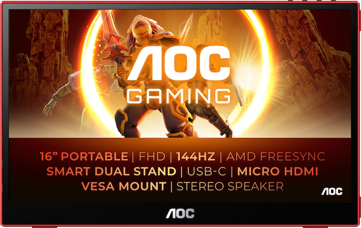 AOC 16G3 - Portable Display (1920 x 1080 pixels, 15.60")