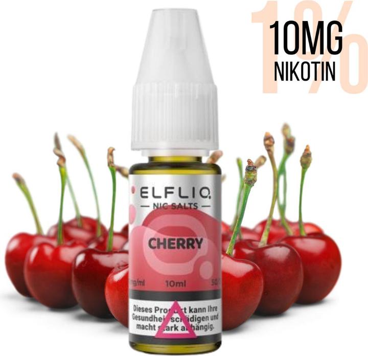 Actual product image Elfbar Elfliq (Cherry)