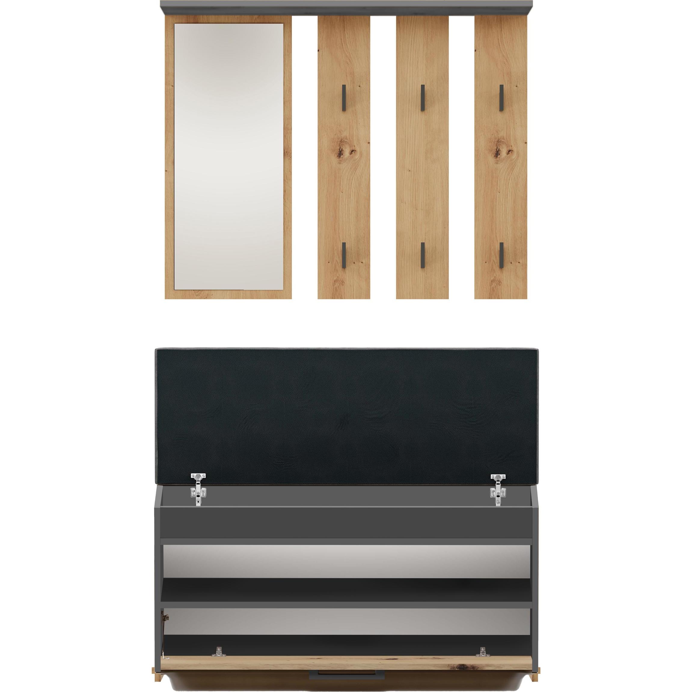 Thumbnail - Topeshop, Vitrine + Buffetschrank, Gar Parma Ant/Art