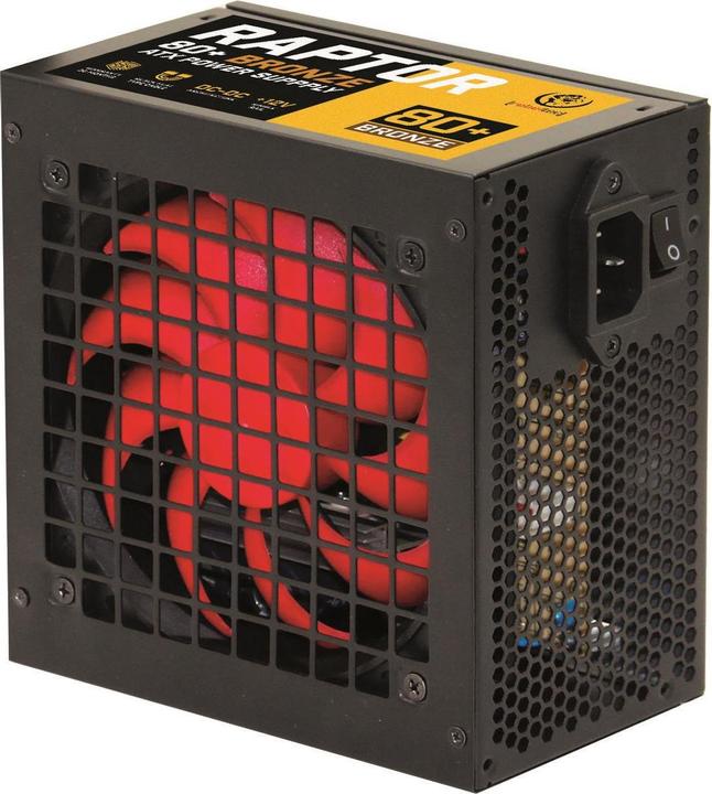 Actual product image Rebeltec ATX power supply RAPTOR 500W BRONZE 80+ Single Rail DC-DC (500 W)