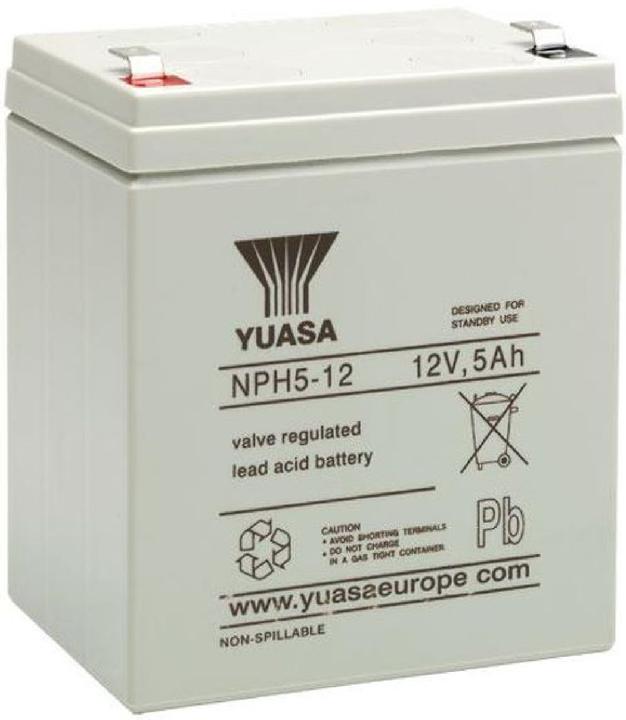 Yuasa NP sealed lead acid battery (12 V, 5000 mAh)