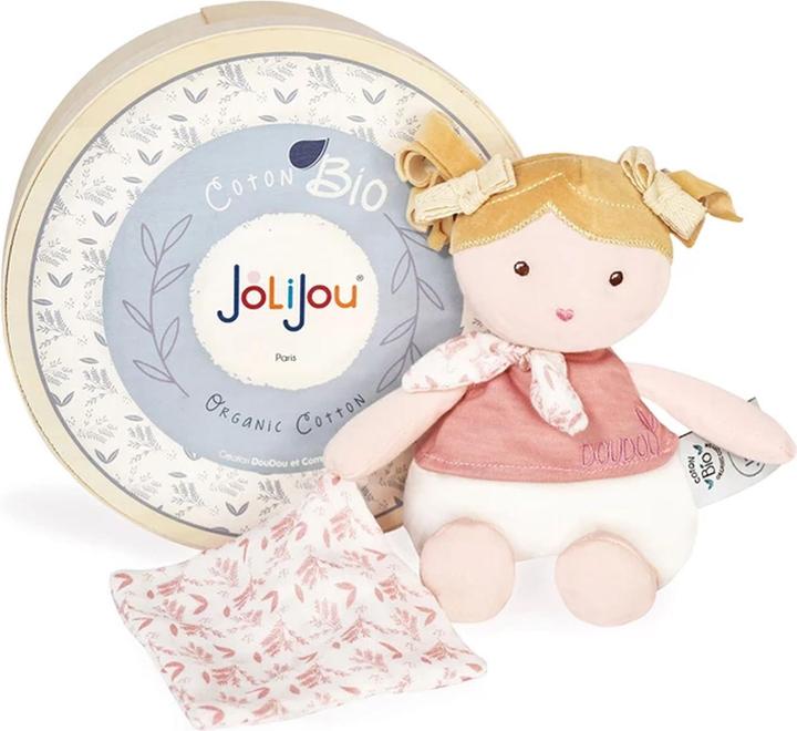 Doudou et Compagnie Camélia bambola di pezza con panno da coccolare 22cm