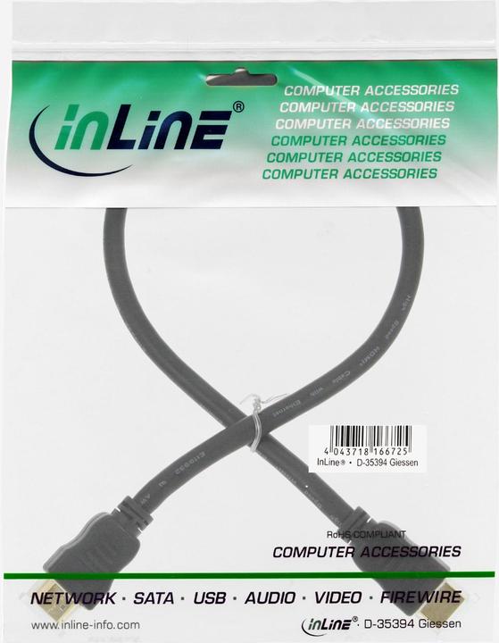 Produktbild InLine HDMI (Typ A) — HDMI (Typ A) (2 m, HDMI, 1.4)