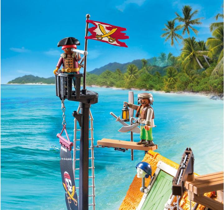 Produktbild Playmobil Piratenhafen mit Seeräuber-Gefängnis
