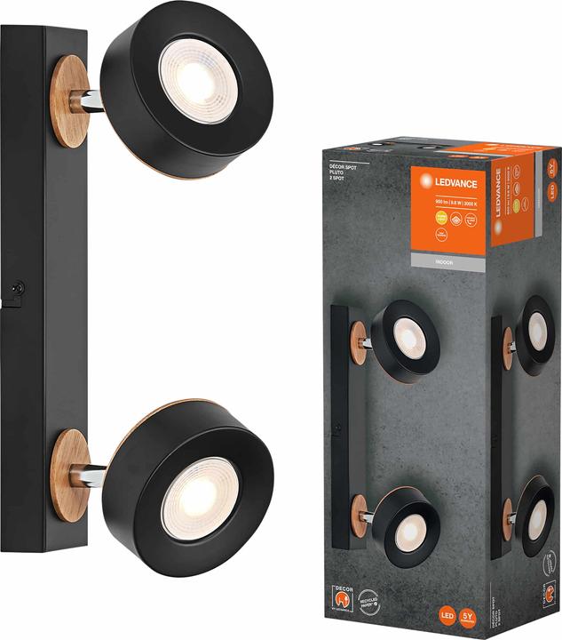 Produktbild Ledvance DECOR SPOT PLUTO BLACK 2 Spot (615 lm)