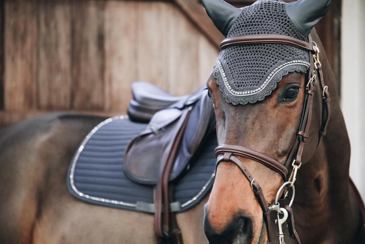 Produktbild Kentucky Horsewear Ohrengarn Wellington Stone & Pearl