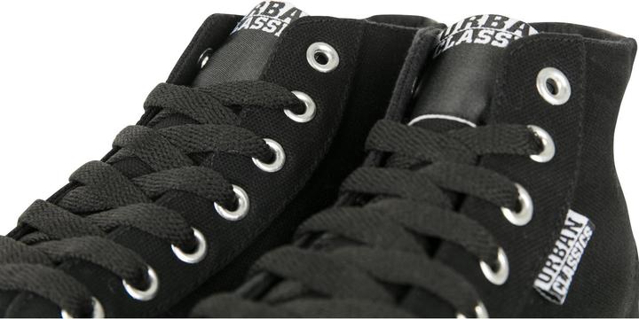 Image du produit Urban Classics High Top Canvas Sneaker black/white 36 (36)