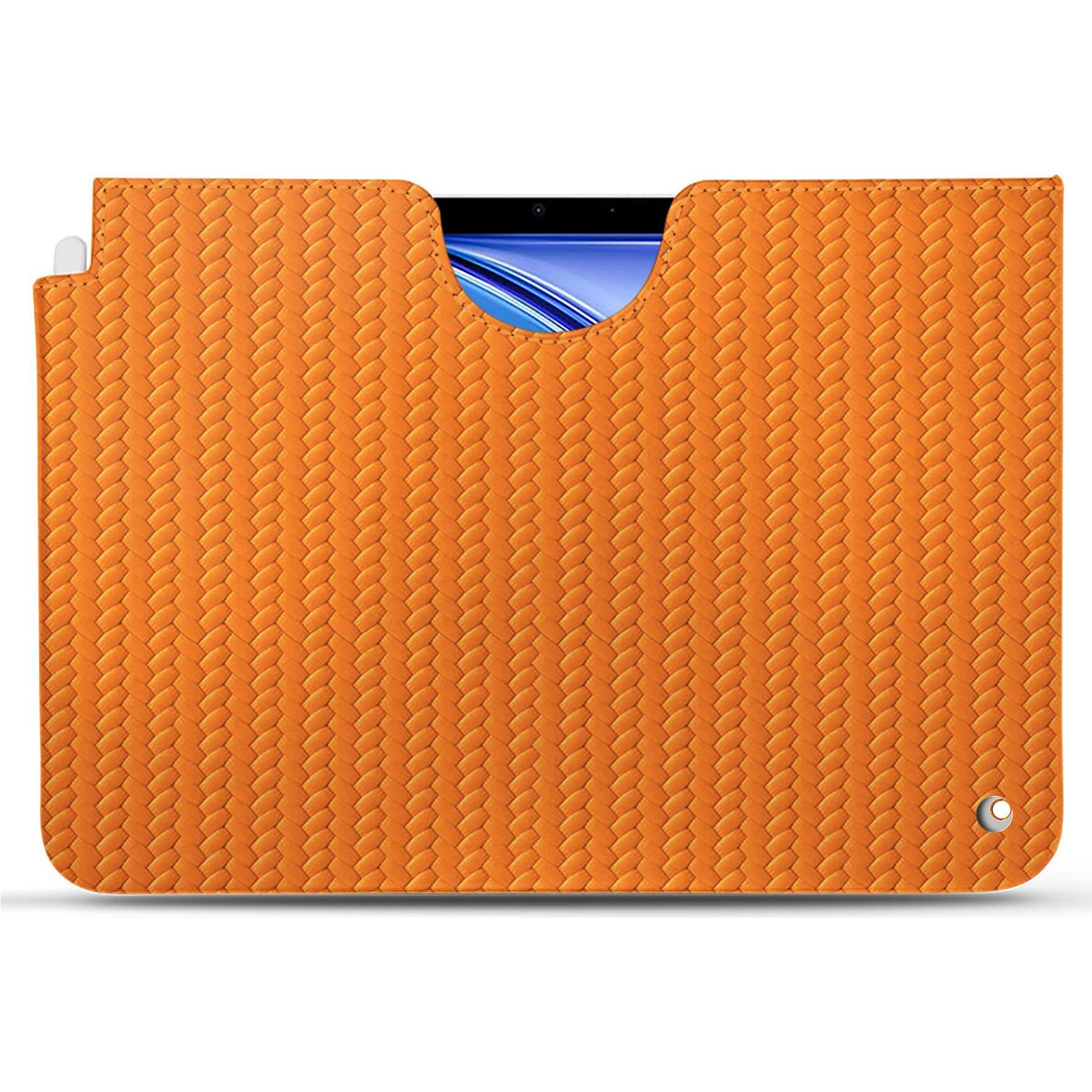 Noreve Lederschutzhülle (iPad Air 2020 (4. Gen), iPad Air 2022 (5. Gen)), Tablet Hülle, Orange