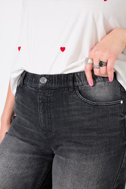 Immagine prodotto Studio Untold Bermuda di jeans con taglio della gamba ampio e orlo sfrangiato (50)