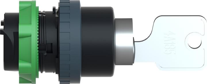 Actual product image Schneider Electric Push button w. key operation. Ř 22 ZB5AFDC