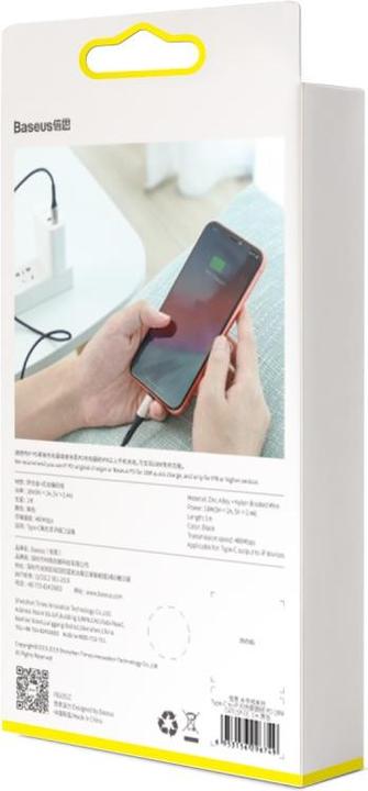 Actual product image Baseus PD Flash Charge Cable (1 m, USB 3.0, 18 W)