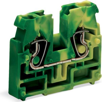 Produktbild Wago Reihenklemme gelb/grün 2.5mm²