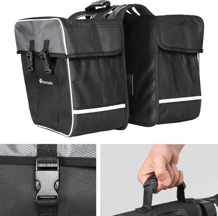 Immagine prodotto tectake Borsa da bicicletta (35 l, Borsa portapacchi)