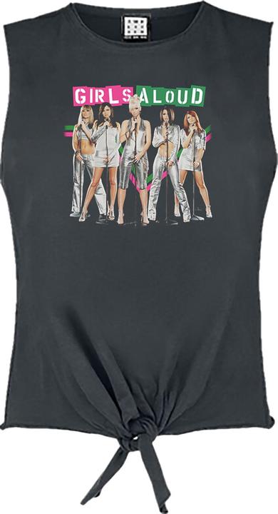 Actual product image Amplified Womens/Ladies Split Colour Girls Aloud Sleeveless Tank Top (L)