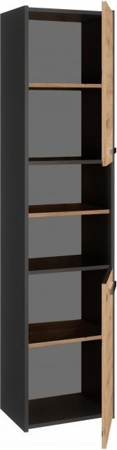 Actual product image Topeshop S40 ANTRACYT/ARTISAN (40 x 30 x 170 cm)