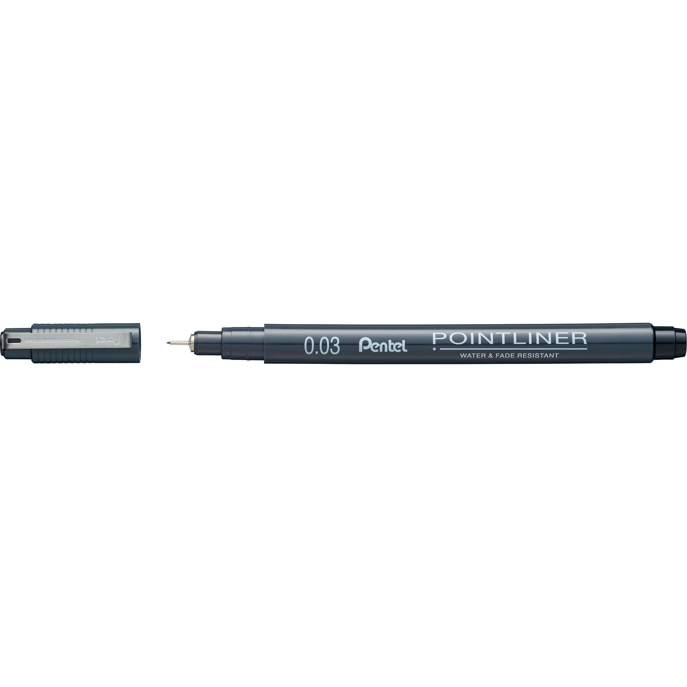 Pentel, Schreibstifte, Fineliner Pigment (Schwarz, 1 x)