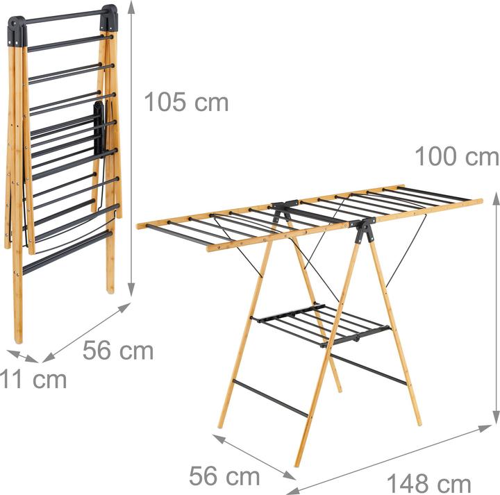 Actual product image Relaxdays Drying rack