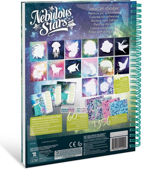 Actual product image Nebulous Stars Stickers by numbers