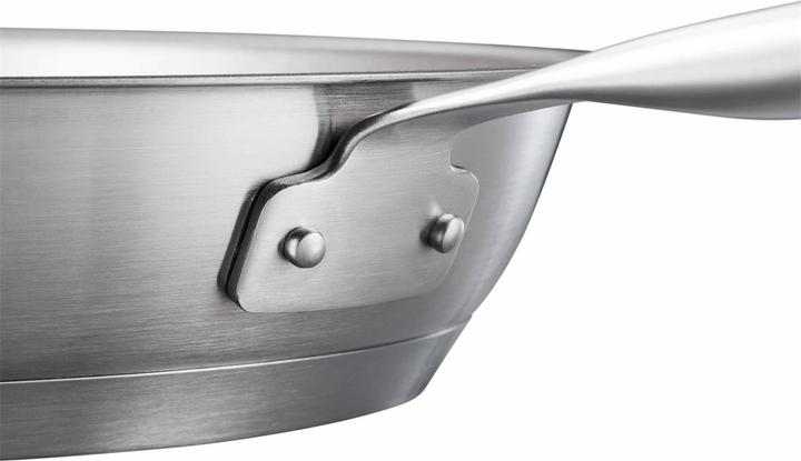 Actual product image Fiskars All Steel Frying Pan, 24cm (Frying pan, Stainless steel, 24 x 6.30 cm)