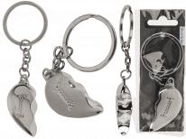 Actual product image Ootb Metal keychain, Broken Heart