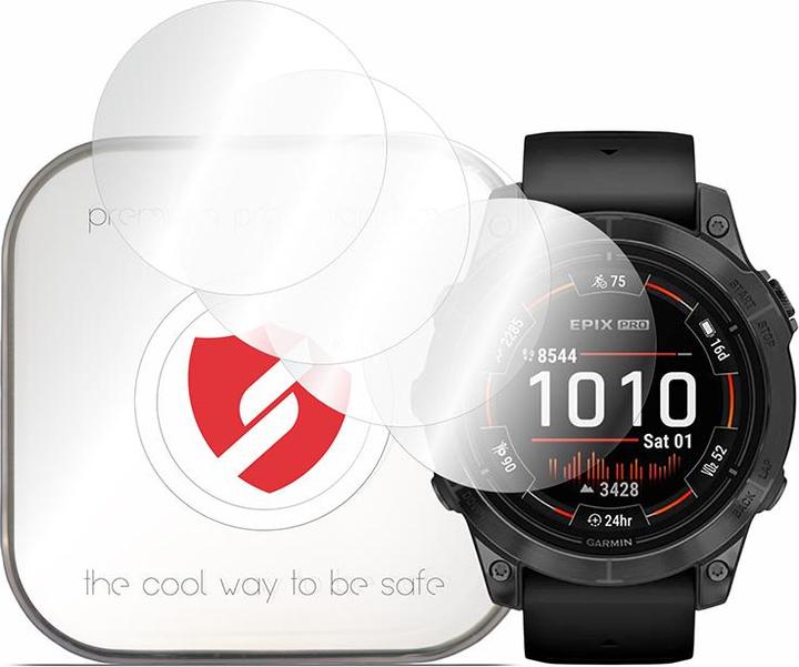 Produktbild Smart Protection - Premium Classic (4 pack) - Garmin epix Pro (Gen 2) Standard 47mm - Clear