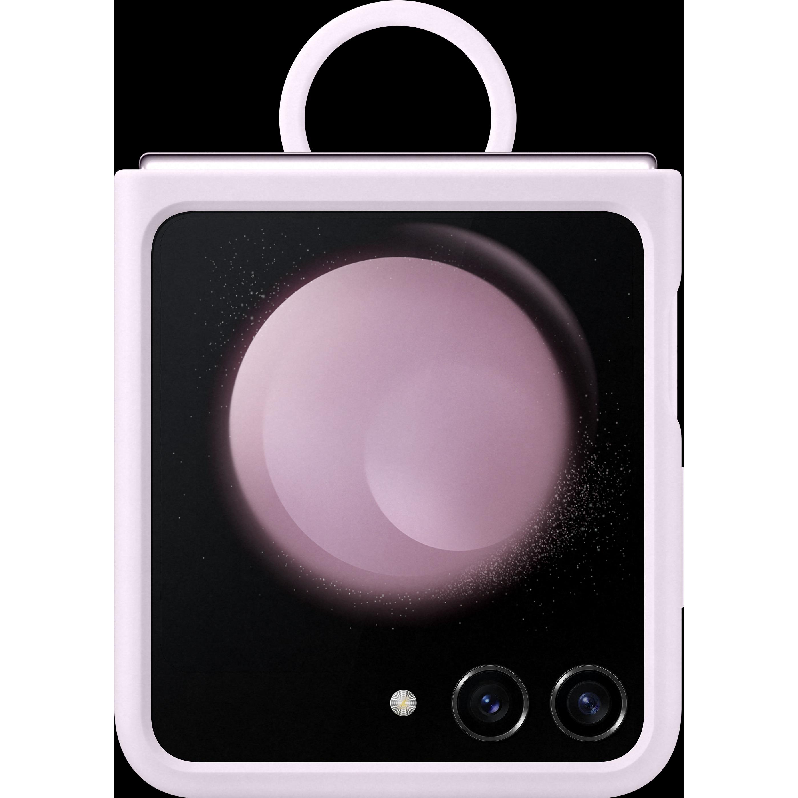 Samsung Silicone Case with Ring (Samsung Galaxy Z Flip5), Smartphone Hülle, Violett
