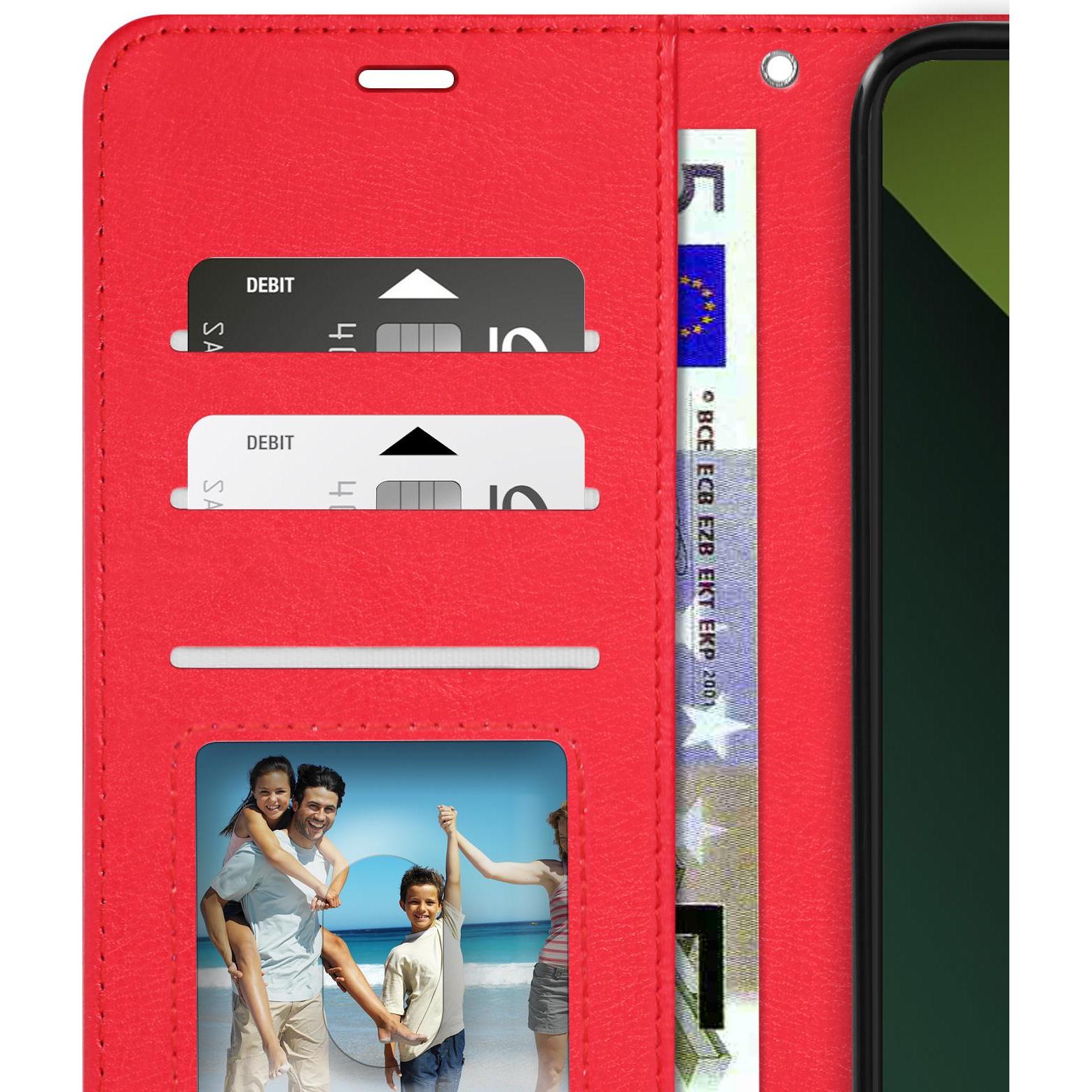 Thumbnail - Mayaxess SecureCard Cover Series (Xiaomi Redmi Note 13 Pro), Smartphone Hülle, Rot