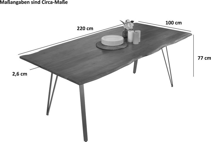 Actual product image SAM Celia (220 x 100 x 77 cm)