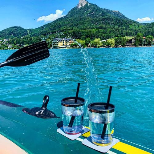 Produktbild Silwy Outdoor-Trinkglas Hup Orange 2er-Set magnetisch