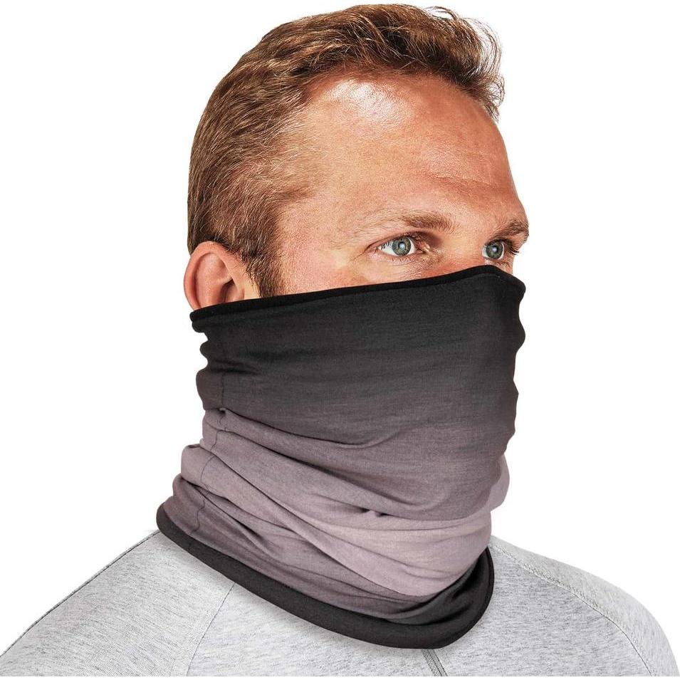 Ergodyne, Mütze, Multifunktionsschal N-Ferno 6491, Farbverlauf grau, Grau, (One Size)