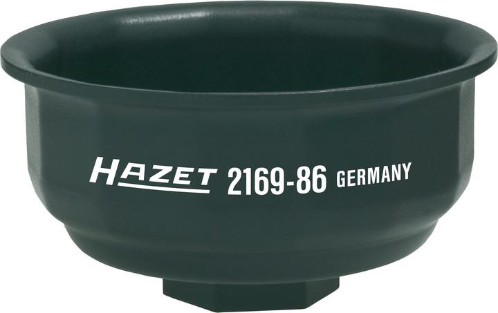 Actual product image HAZET Oil filter wrench 2169-86 ∙ Square, hollow 12.5 mm (1/2 inch) ∙ Groove profile ∙ 97 mm