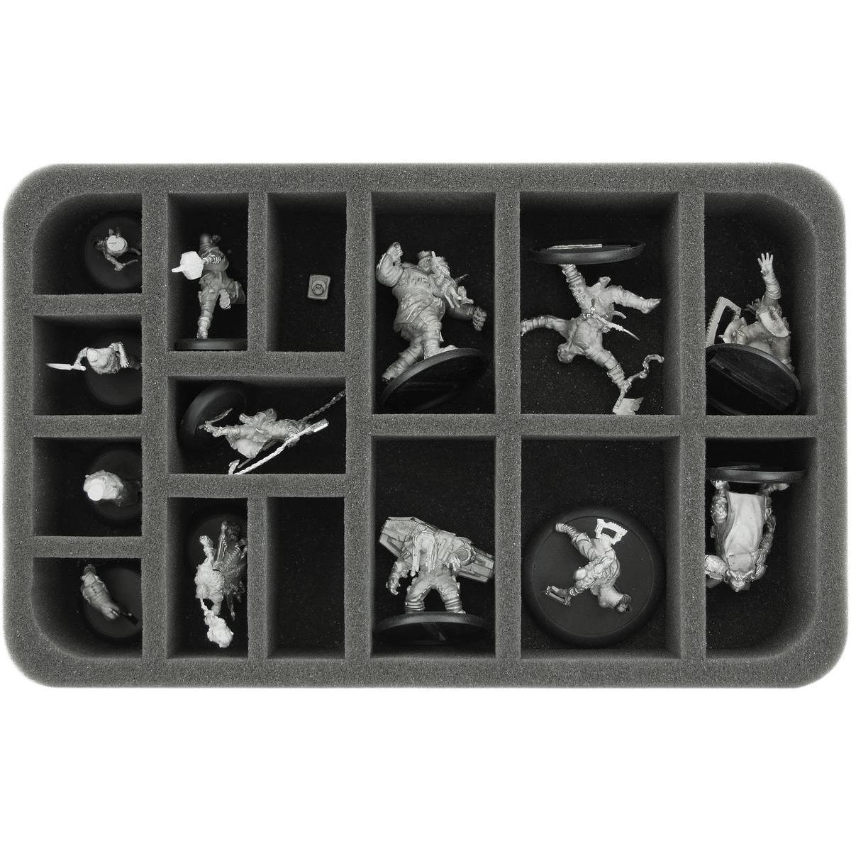 Feldherr HS050A001 - Inserto in schiuma per Guild Ball - 15 scomparti (Schiuma solida)