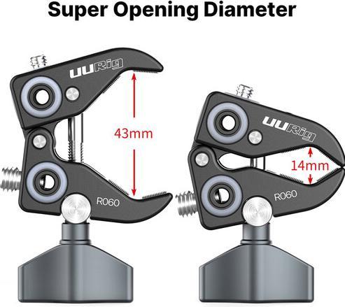 Produktbild Ulanzi Super Clamp Crab Rod Clip (Metal)