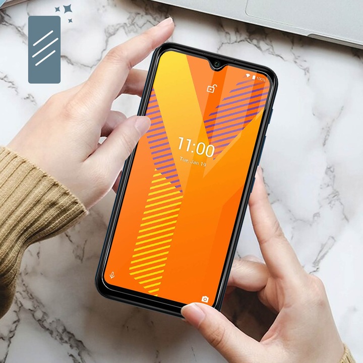 Produktbild Avizar Kristallklare Folie, Glas-Displayschutz (1 Stück, Wiko Y62 Plus)