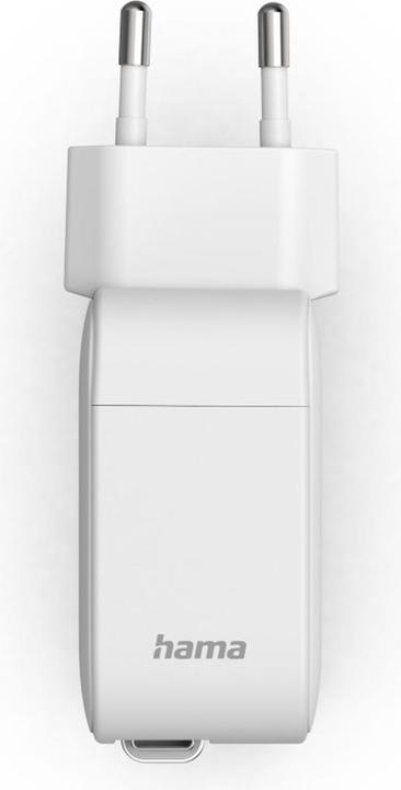 Image du produit Hama Chargeur rapide, GaN, 2x USB-C (30 W, 2 ports)