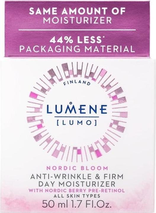 Actual product image Lumene Nordic Bloom Lumo Anti-Wrinkle & Firm Day Moisturizer with Pre-Retinol (50 ml, Day cream)