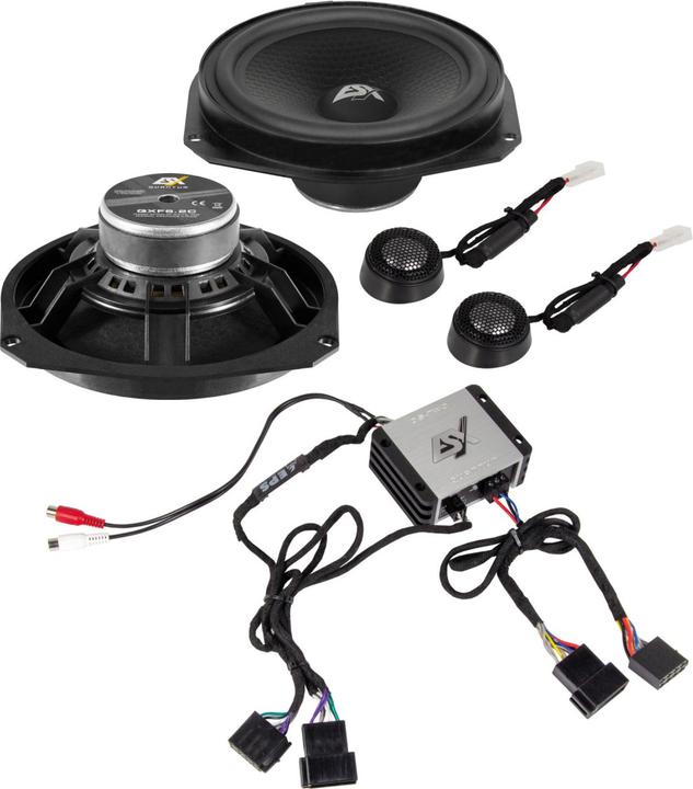 Immagine prodotto ESX Quantum QXFA6.2C | Set completo per Citroen, Fiat, Peugeot (180 W, 16 cm)