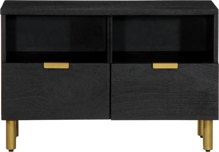 Actual product image vidaXL TV cabinet Lowboard TV cabinet TV table black wood-based material