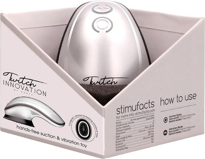 Image du produit Shots Innovation Twitch Aspiration et vibration mains libres