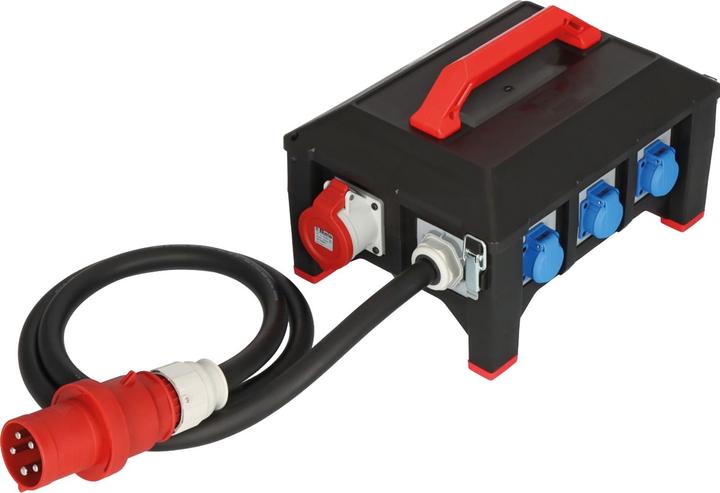 Actual product image Brennenstuhl Professional distributor BSV 5-63A FI (9x, CEE 16/5, CEE 32/5, CEE 63/5, CEE 7/3, CEE 7/4)