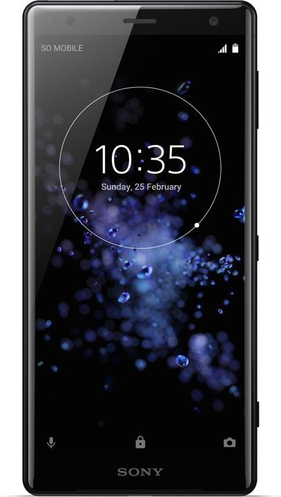 Actual product image Sony Xperia XZ2 (64 GB, Liquid Black, 5.70", Single SIM, 4G)