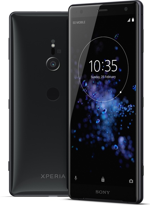 Sony Xperia XZ2 (64 GB, Liquid Black, 5.70", Single SIM, 19 Mpx, 4G)