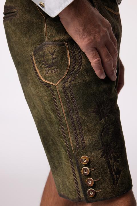 Produktbild JP1880 Trachtenhose, Tracht, Ziegenleder, traditionelle Stickereien, Gratis Ledergürtel (58)