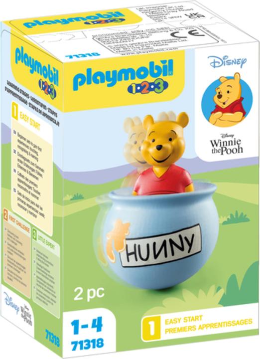 Actual product image Playmobil 1.2.3 & Disney: Winnie's standing honeypot (71318)